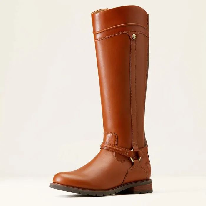 Women Fashion Boots Ariat Scarlet Waterproof Boot Cognac