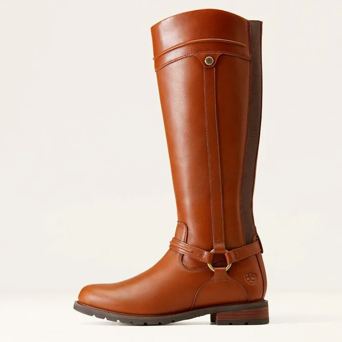 Women Fashion Boots Ariat Scarlet Waterproof Boot Cognac Women Fashion Boots Ariat Scarlet Waterproof Boot Cognac