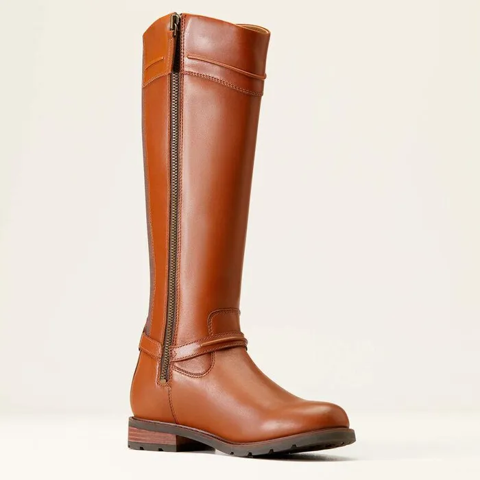 Women Fashion Boots Ariat Scarlet Waterproof Boot Cognac Women Fashion Boots Ariat Scarlet Waterproof Boot Cognac
