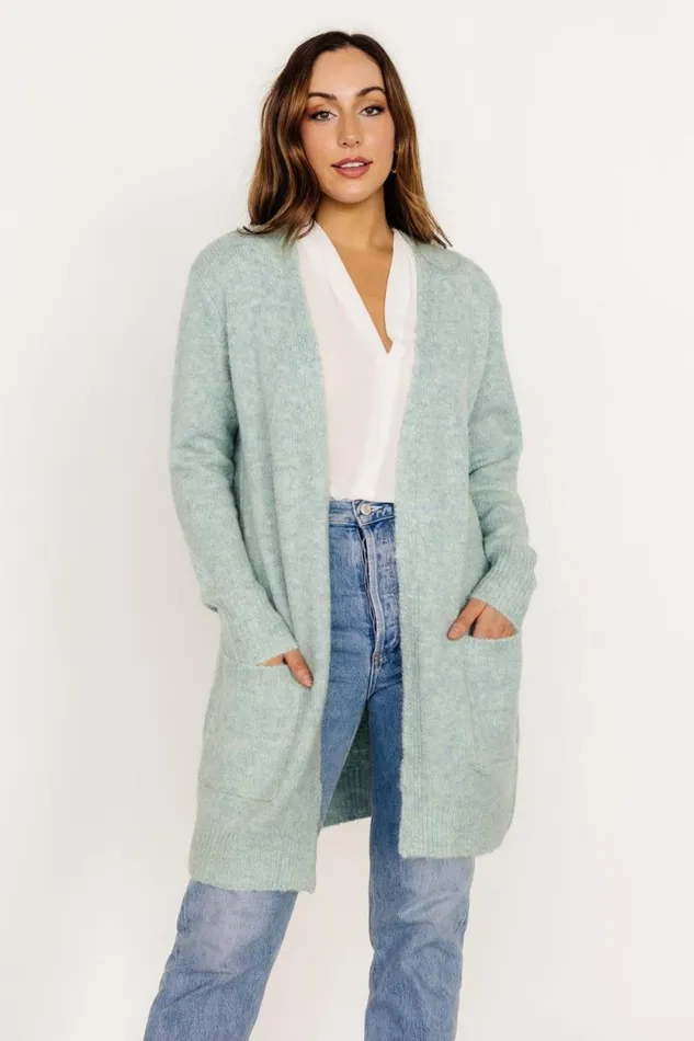 Women Fletcher Oversized Cardigan Mint Baltic Born Sweaters