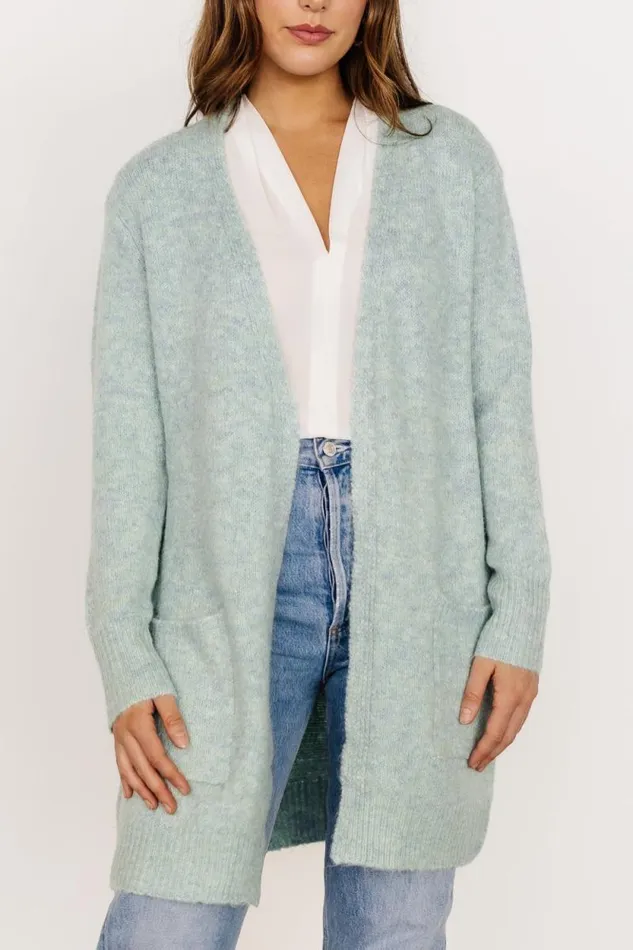 Women Fletcher Oversized Cardigan Mint Baltic Born Sweaters