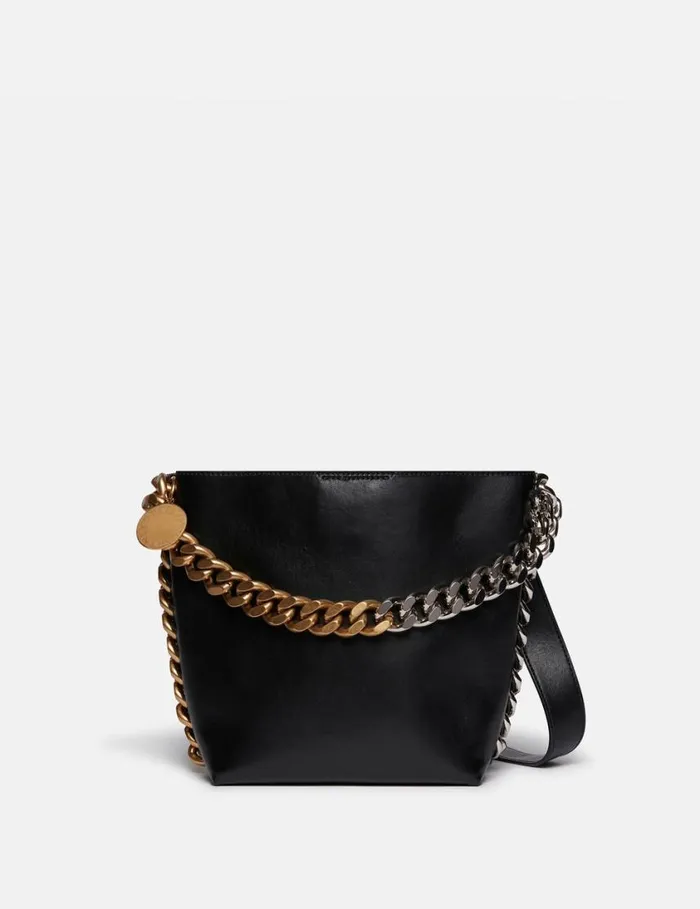 Women Frayme Bucket Bag Black Stella McCartney Mini Bags And Clutches