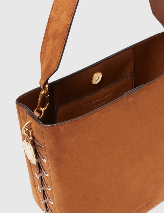 Women Frayme Whipstitch Crossbody Tote Bag Brandy Stella McCartney Crossbody Bags