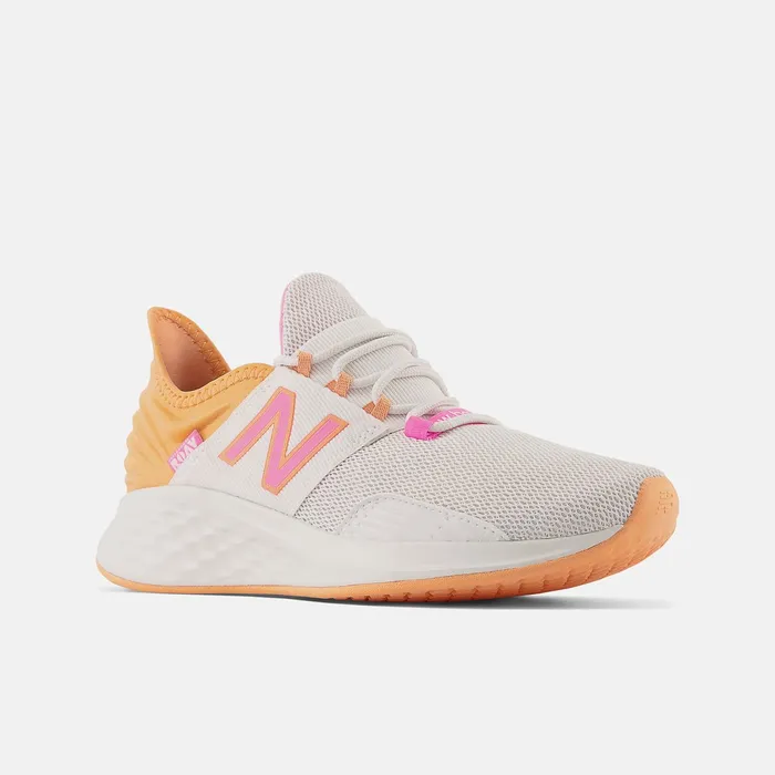 Women Fresh Foam Roav Nimbus Cloud With Peach Glaze And Vibrant Pink New Balance Running Women Fresh Foam Roav Nimbus Cloud With Peach Glaze And Vibrant Pink New Balance Running