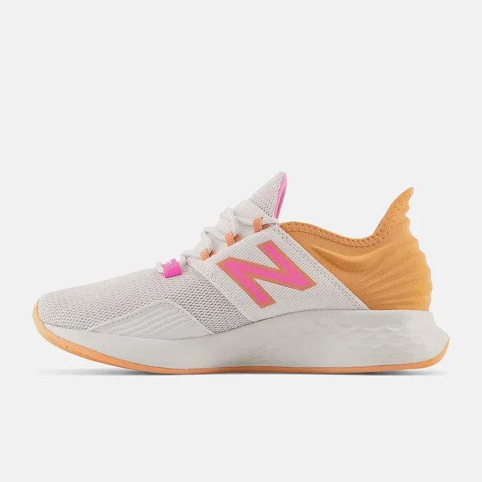 Women Fresh Foam Roav Nimbus Cloud With Peach Glaze And Vibrant Pink New Balance Running Women Fresh Foam Roav Nimbus Cloud With Peach Glaze And Vibrant Pink New Balance Running