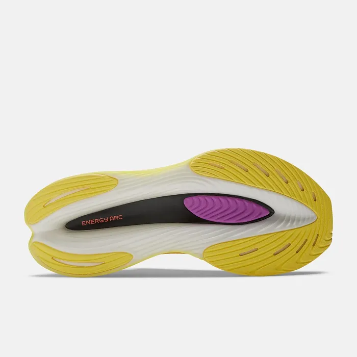 Women FuelCell SuperComp Elite V3 Cosmic Pineapple With White Iridescent And Dark Silver Metallic New Balance Running