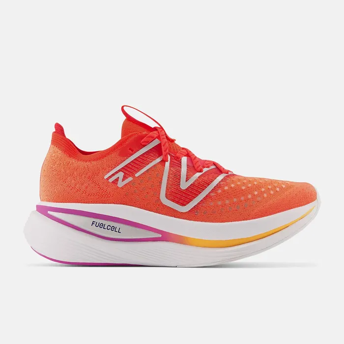 Women FuelCell SuperComp Trainer Electric Red With Silver Metalic New Balance Running