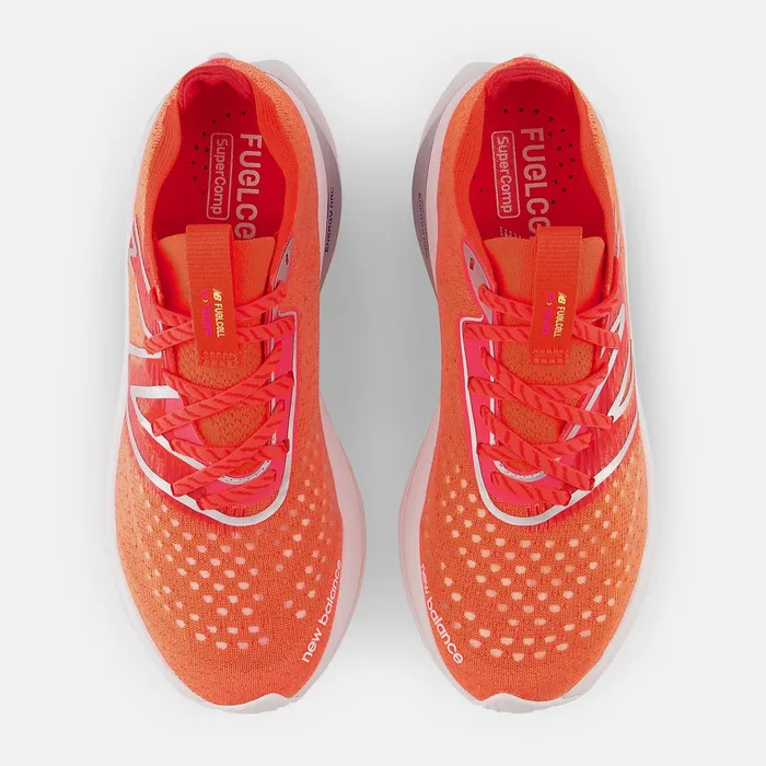 Women FuelCell SuperComp Trainer Electric Red With Silver Metalic New Balance Running