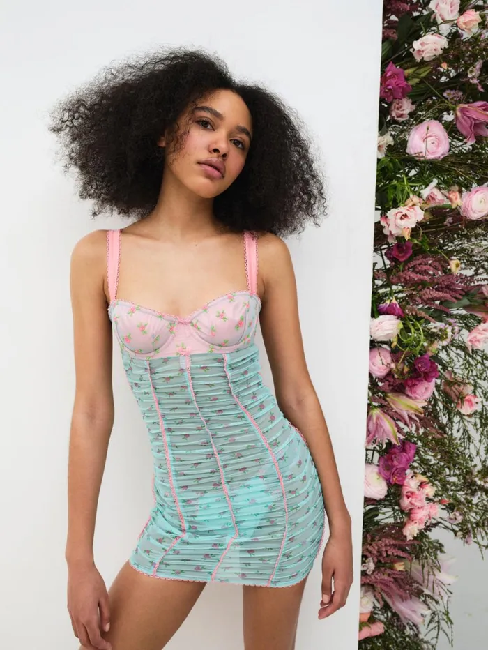 Women Garden Party Slip Dress Multi For Love and Lemons Lingerie Women Garden Party Slip Dress Multi For Love and Lemons Lingerie