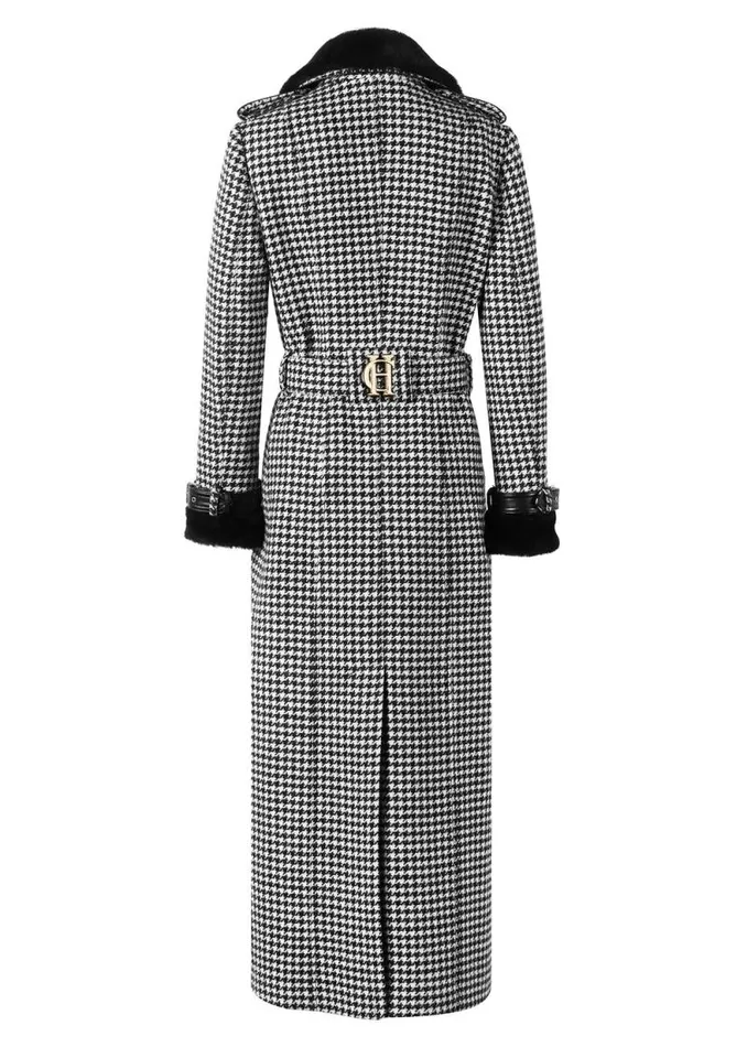 Women Gold Label Trench Houndstooth Holland Cooper Coats