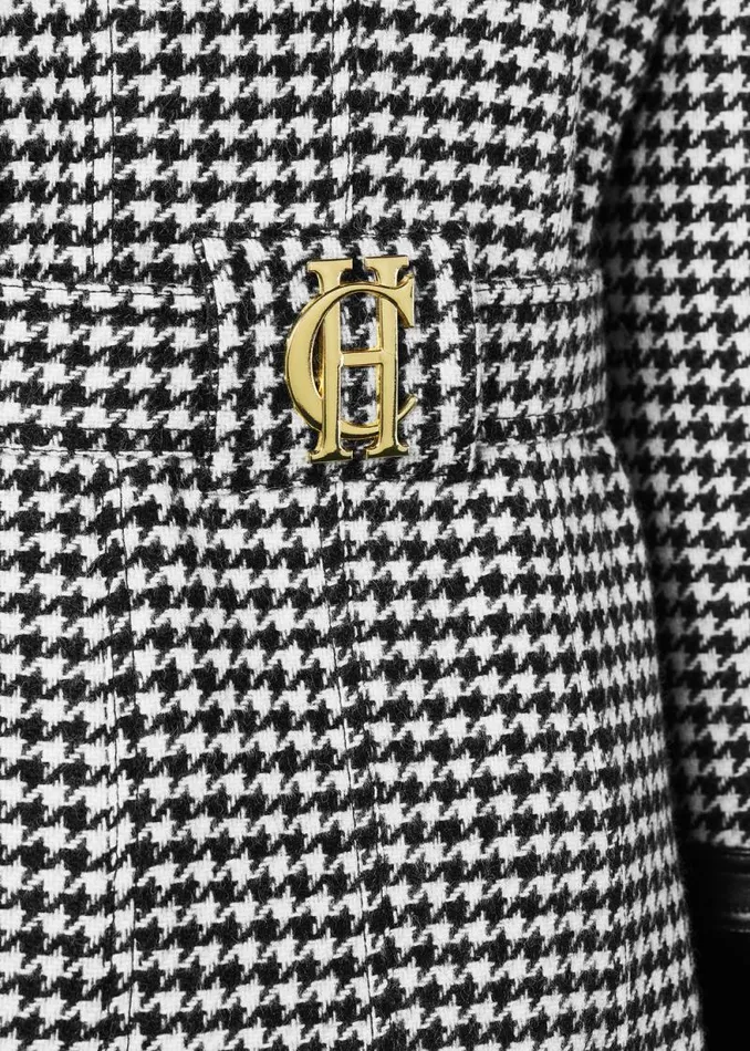 Women Gold Label Trench Houndstooth Holland Cooper Coats