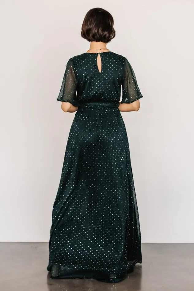 Women Grace Sparkle Gown Emerald Baltic Born Embellished and Sequined