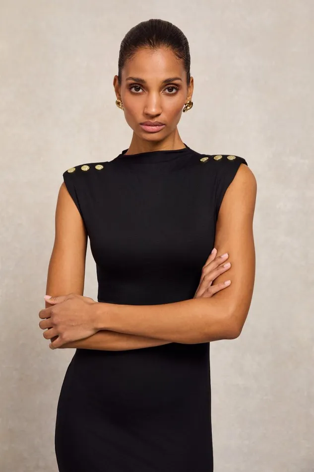 Women Harper Sleeveless Mini Dress Black Holland Cooper Dresses