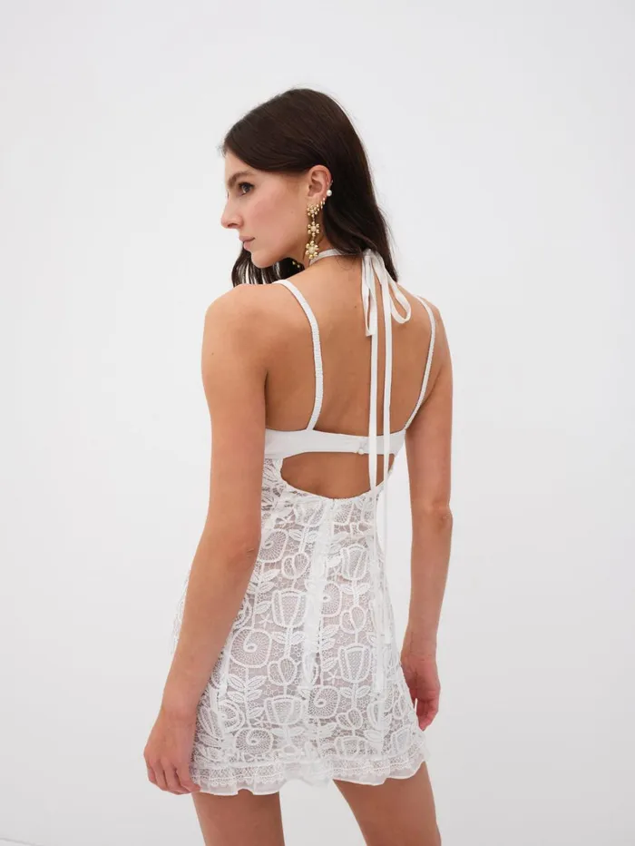 Women Harriet Mini Dress White For Love and Lemons Dresses Women Harriet Mini Dress White For Love and Lemons Dresses