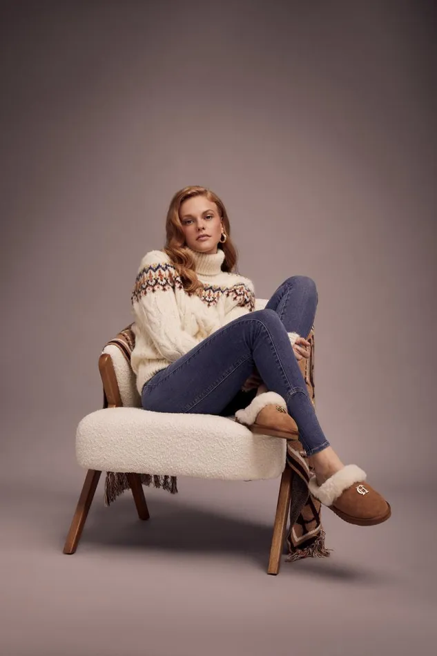 Women HC Shearling Slipper Tan Holland Cooper Boots Women HC Shearling Slipper Tan Holland Cooper Boots