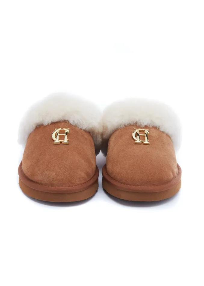 Women HC Shearling Slipper Tan Holland Cooper Boots Women HC Shearling Slipper Tan Holland Cooper Boots