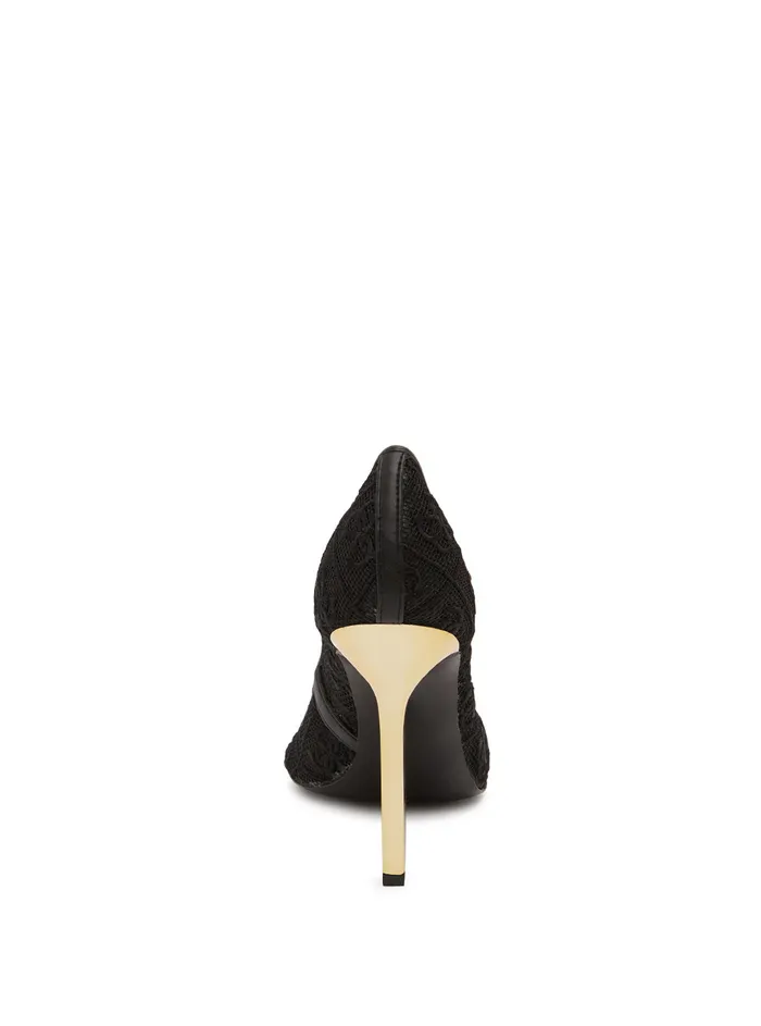 Women Heels GUESS Black Seannay Logo Pumps