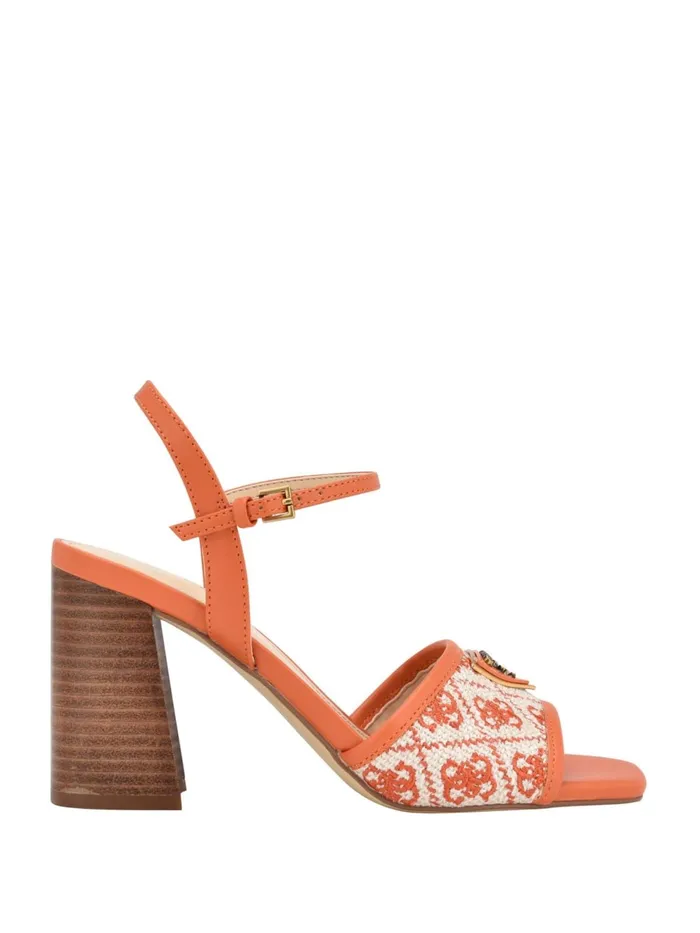 Women Heels GUESS Orange Logo Glaven Block Heels Women Heels GUESS Orange Logo Glaven Block Heels