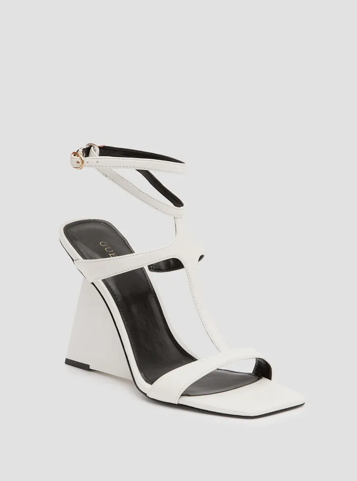 Women Heels GUESS White Bacio High Heels