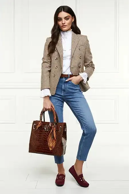 Women Heritage Knightsbridge Blazer Charlton Tweed Horn Button Holland Cooper Blazers