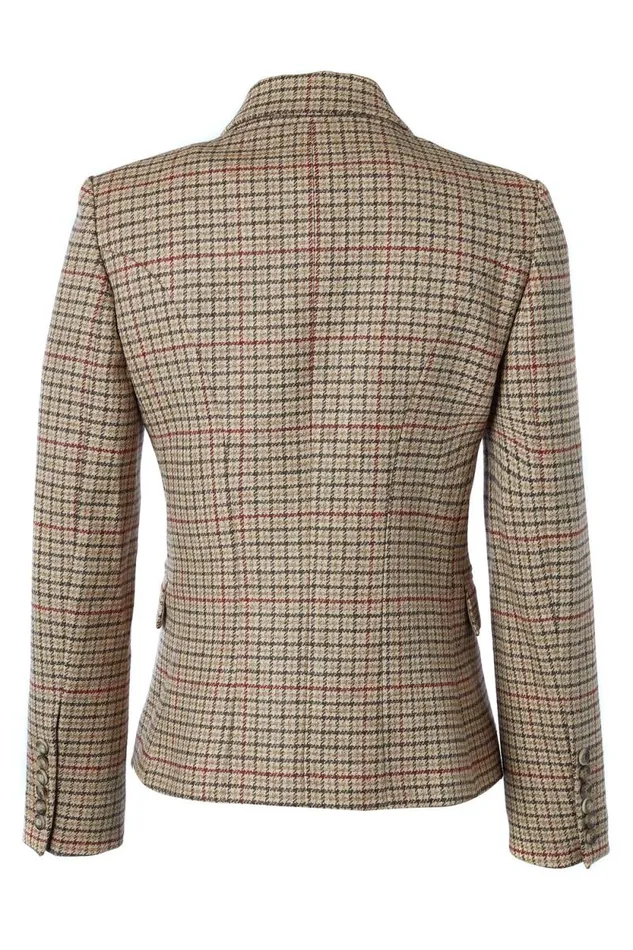 Women Heritage Knightsbridge Blazer Charlton Tweed Horn Button Holland Cooper Blazers