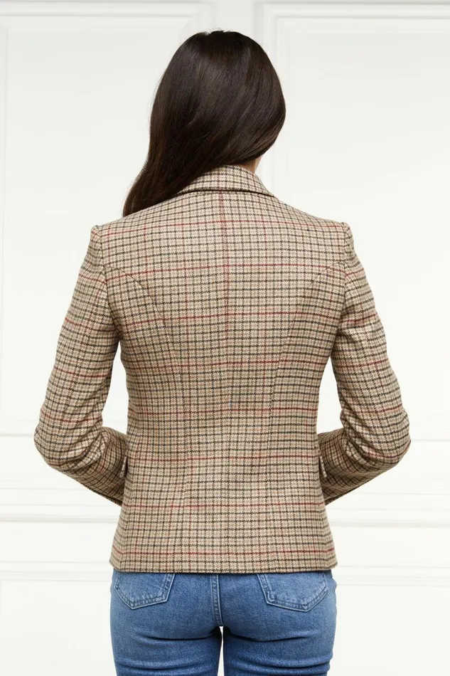 Women Heritage Knightsbridge Blazer Charlton Tweed Horn Button Holland Cooper Blazers