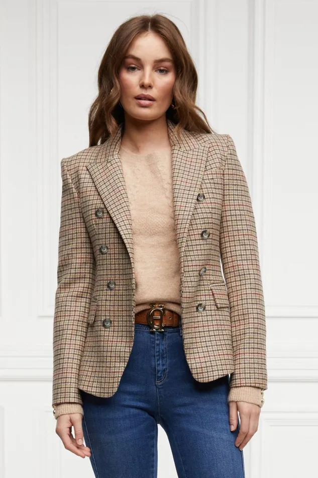 Women Heritage Knightsbridge Blazer Charlton Tweed Horn Button Holland Cooper Blazers