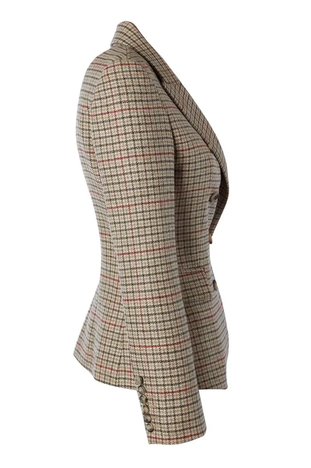 Women Heritage Knightsbridge Blazer Charlton Tweed Horn Button Holland Cooper Blazers