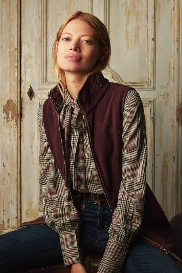 Women Heritage Shirt Orange Windsor Holland Cooper Shirts and Blouses
