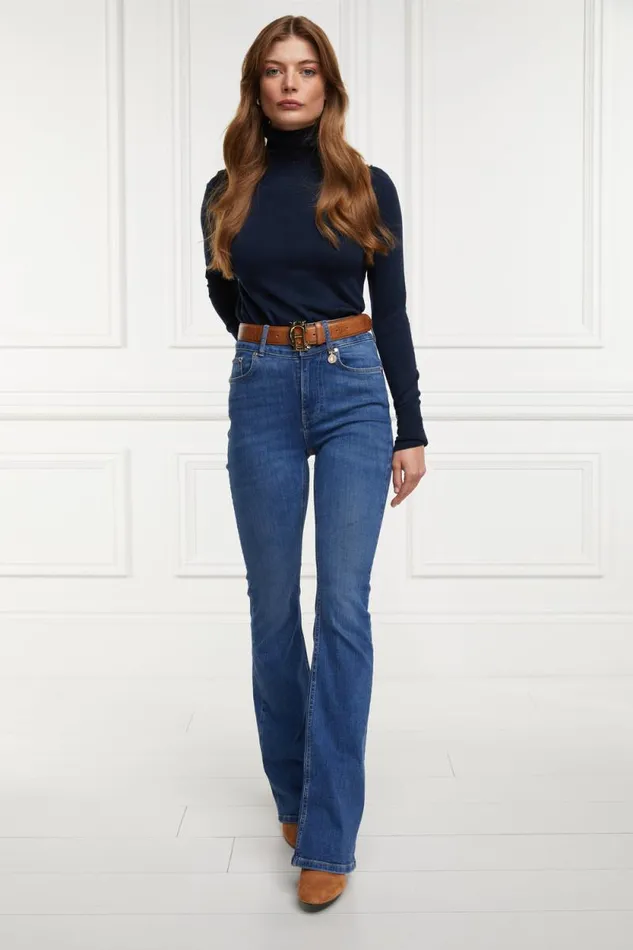 Women High Rise Flared Jean Denim Holland Cooper Jeans