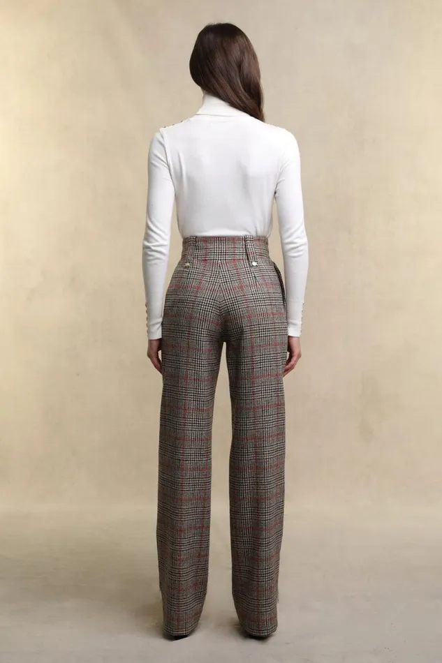 Women High Waisted Straight Trouser Orange Windsor Holland Cooper Tailoring Women High Waisted Straight Trouser Orange Windsor Holland Cooper Tailoring