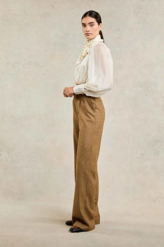 Women High Waisted Straight Trouser Tawny Holland Cooper Tailoring Women High Waisted Straight Trouser Tawny Holland Cooper Tailoring