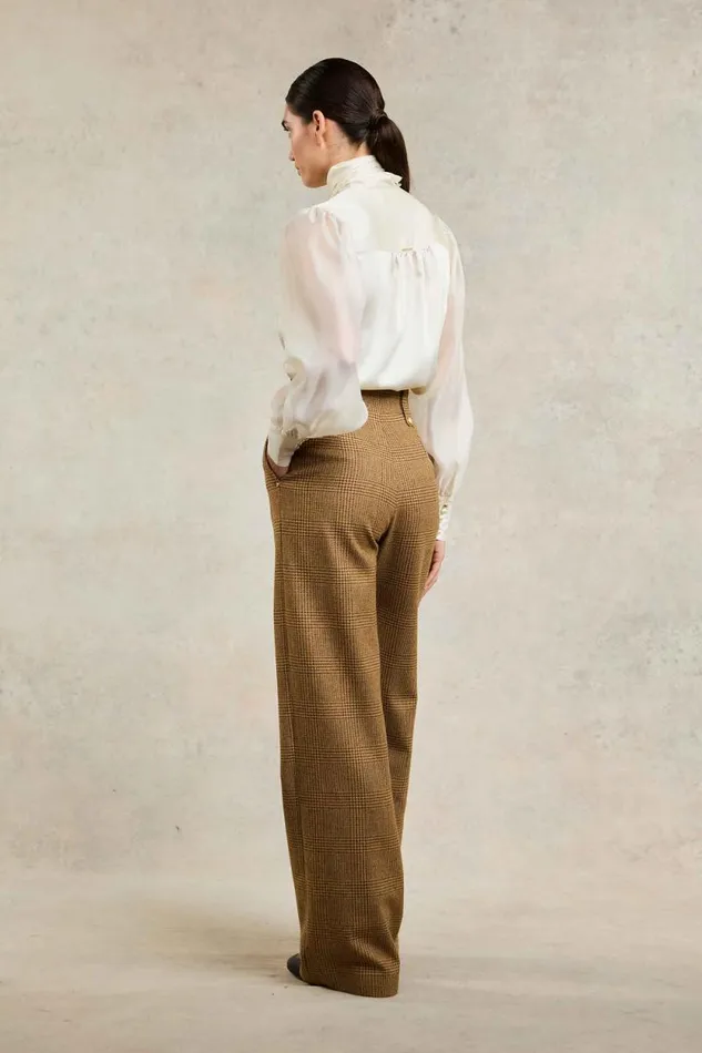 Women High Waisted Straight Trouser Tawny Holland Cooper Tailoring Women High Waisted Straight Trouser Tawny Holland Cooper Tailoring