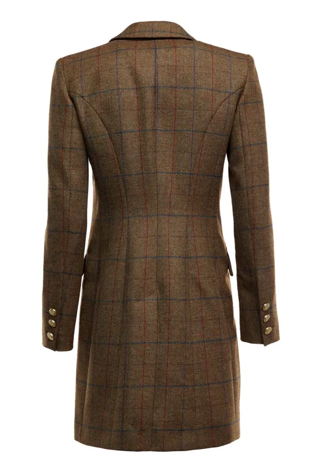 Women Highgrove Coat Glen Green Holland Cooper Tailoring