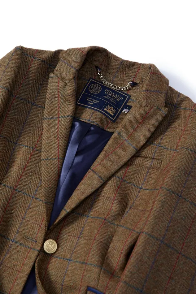 Women Highgrove Coat Glen Green Holland Cooper Tailoring