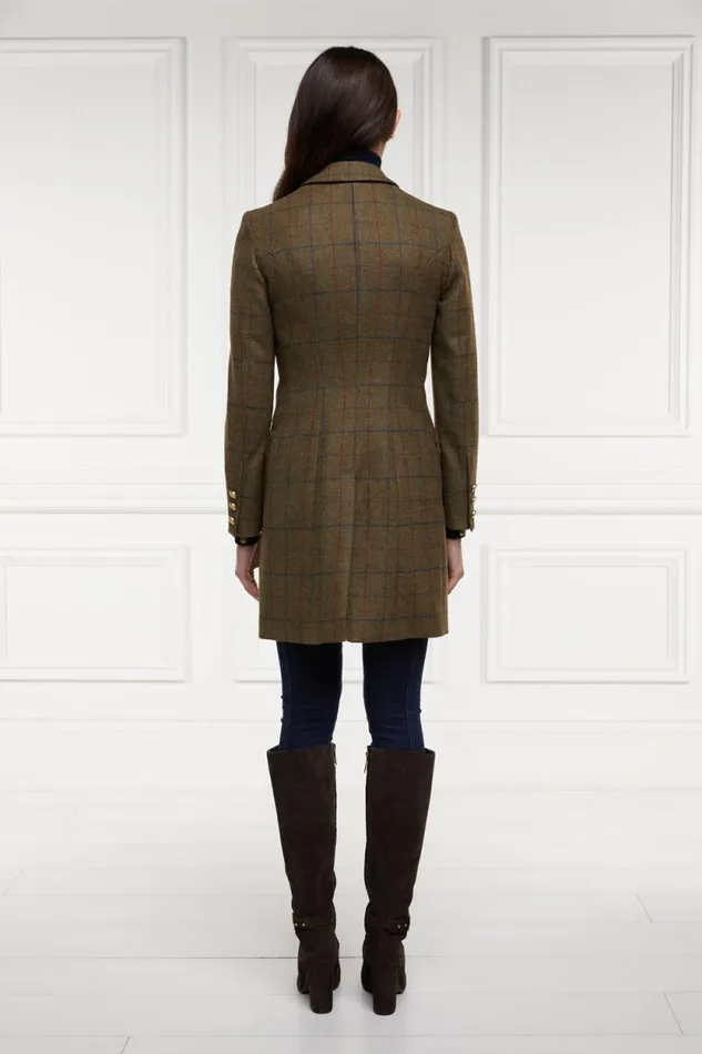 Women Highgrove Coat Glen Green Holland Cooper Tailoring