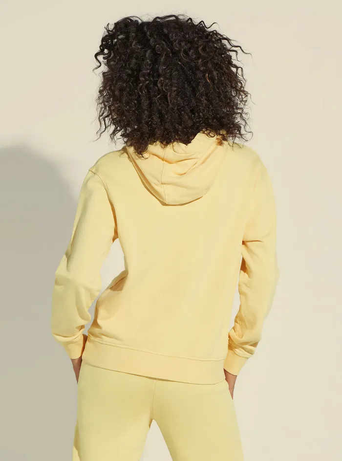 Women Hoodies GUESS Yellow Bryony Active Logo Hoodie Jumper Women Hoodies GUESS Yellow Bryony Active Logo Hoodie Jumper