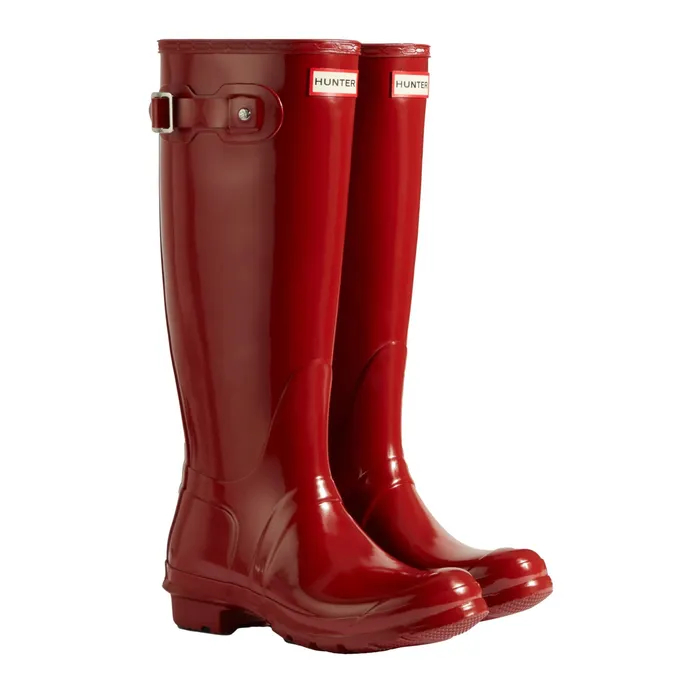 Women HunterBoots Women8217s Original Tall Gloss Rain Boots Tall Boots