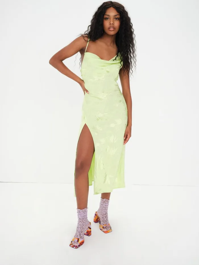 Women Ilana Midi Dress Green For Love and Lemons Dresses Women Ilana Midi Dress Green For Love and Lemons Dresses