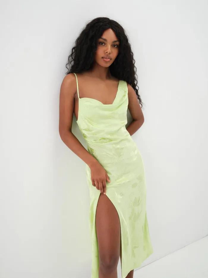 Women Ilana Midi Dress Green For Love and Lemons Dresses Women Ilana Midi Dress Green For Love and Lemons Dresses