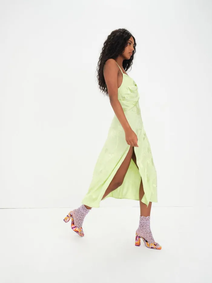 Women Ilana Midi Dress Green For Love and Lemons Dresses Women Ilana Midi Dress Green For Love and Lemons Dresses