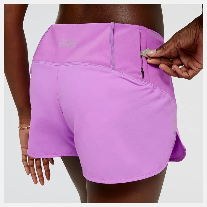Women Impact Run 3in Short Cosmic Rose New Balance Shorts Women Impact Run 3in Short Cosmic Rose New Balance Shorts