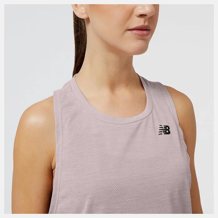 Women Impact Run Luminous Tank Stone Pink Heather New Balance Shirts Women Impact Run Luminous Tank Stone Pink Heather New Balance Shirts