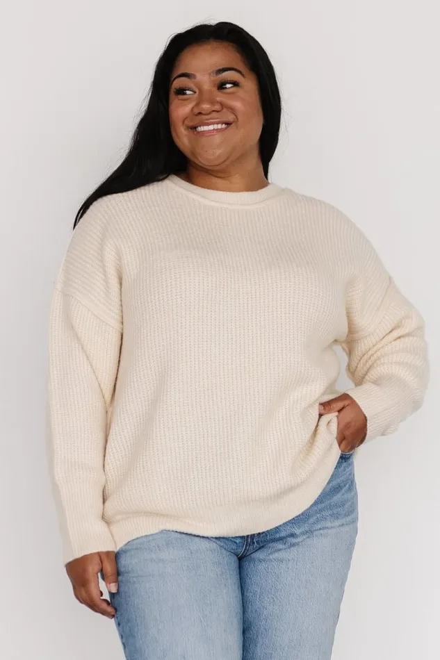 Women Jacey Knit Sweater Ivory Baltic Born Sweaters Women Jacey Knit Sweater Ivory Baltic Born Sweaters