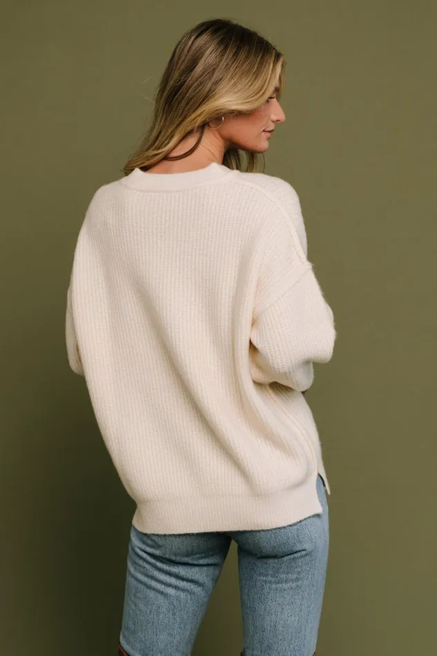 Women Jacey Knit Sweater Ivory Baltic Born Sweaters Women Jacey Knit Sweater Ivory Baltic Born Sweaters