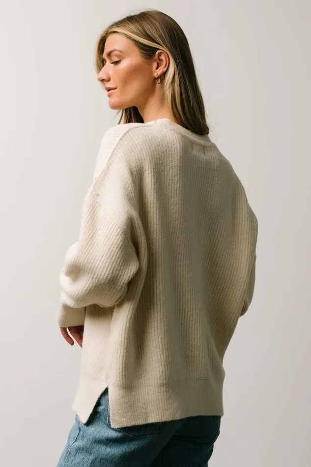 Women Jacey Knit Sweater Ivory Baltic Born Sweaters Women Jacey Knit Sweater Ivory Baltic Born Sweaters