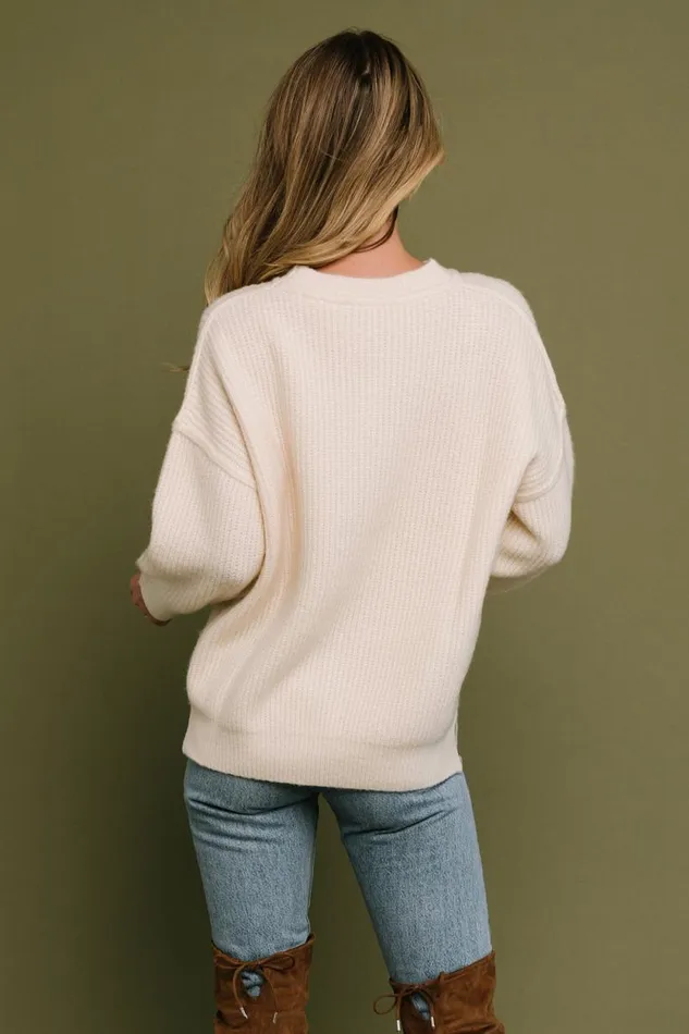 Women Jacey Knit Sweater Ivory Baltic Born Sweaters Women Jacey Knit Sweater Ivory Baltic Born Sweaters