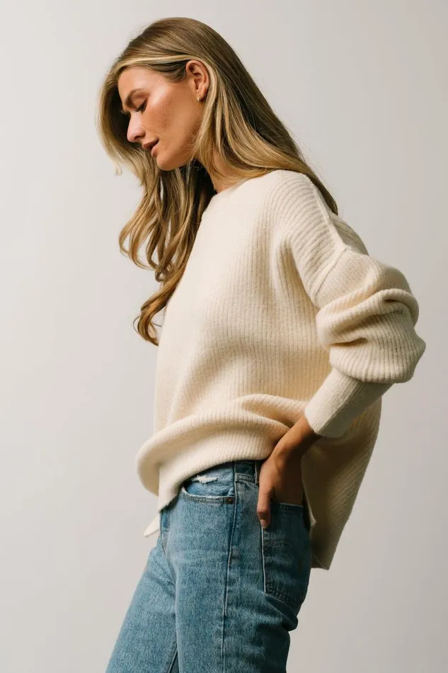 Women Jacey Knit Sweater Ivory Baltic Born Sweaters Women Jacey Knit Sweater Ivory Baltic Born Sweaters