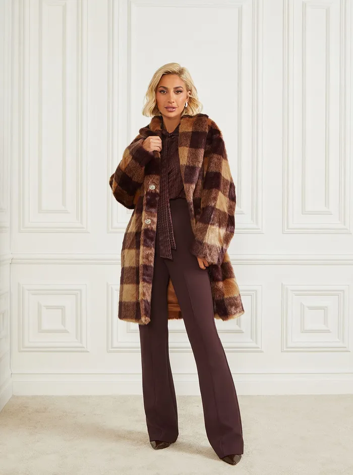 Women Jackets and Coats GUESS Marciano Camel Rochelle Coat