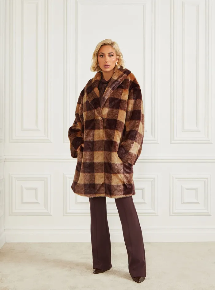 Women Jackets and Coats GUESS Marciano Camel Rochelle Coat Women Jackets and Coats GUESS Marciano Camel Rochelle Coat
